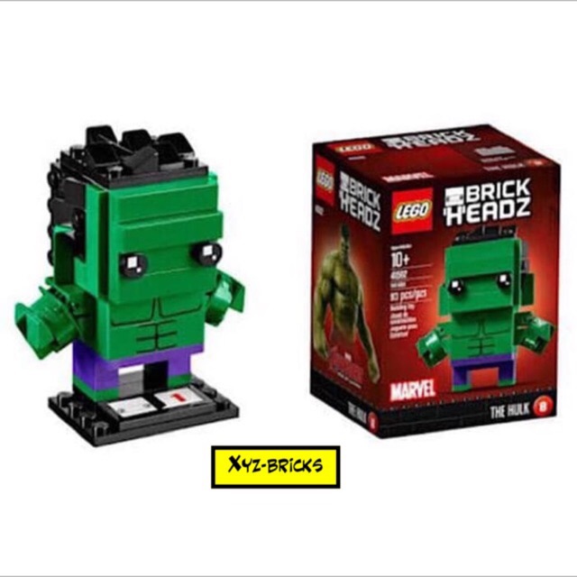 hulk brickheadz