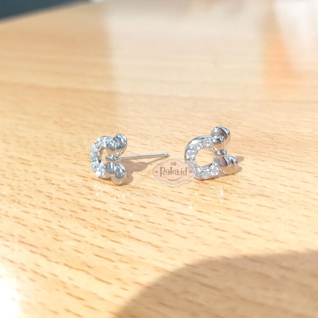 RAKA Acc - Anting Stud / Tusuk Kepala Mickey Perhiasan Aksesoris Wanita 170