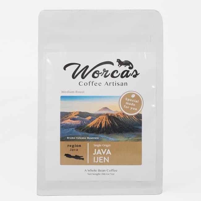 

3Ta9 Kopi Arabica Java Ijen 200 Gram Medium Roast (Biji/Bubuk) - Kopi Biji Pszm