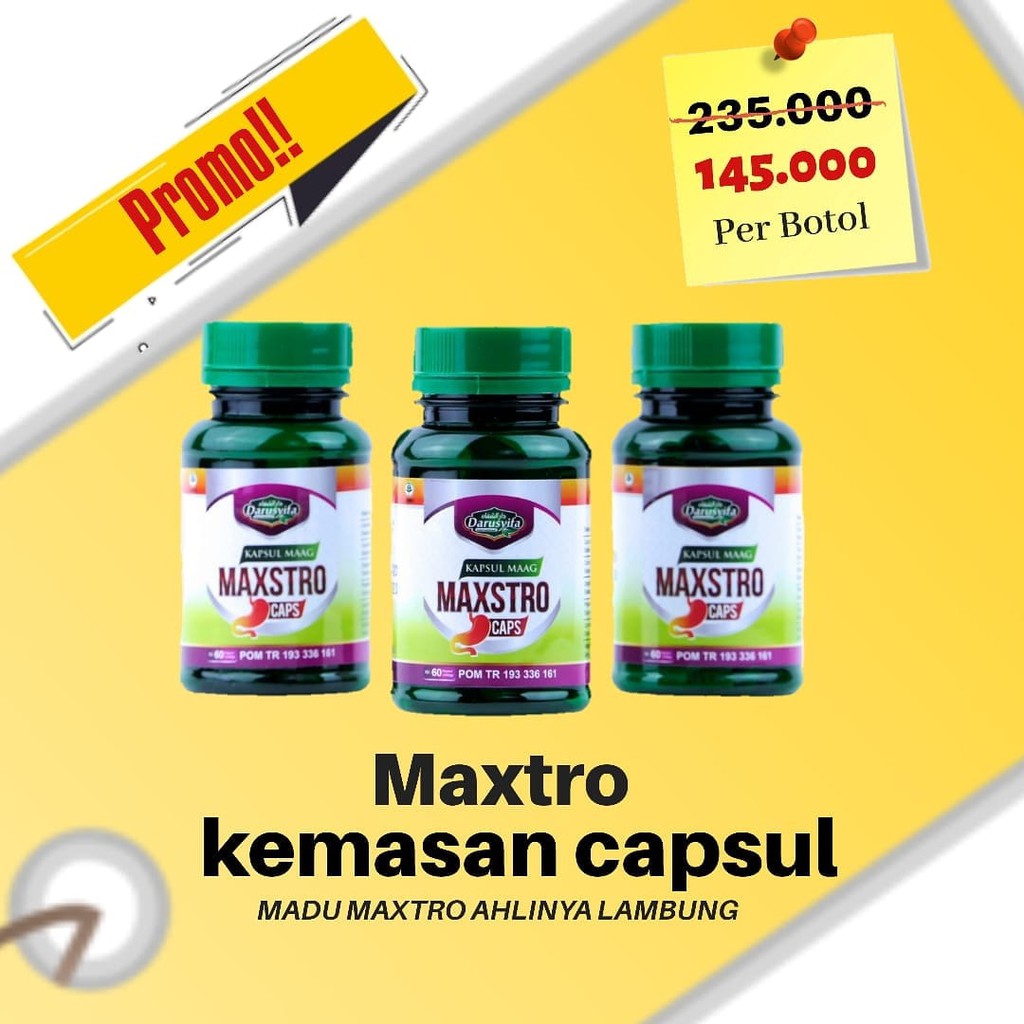 Kapsul Maag (Beli 2 Gratis 1) Menyembuhkan Maag,Gerd,Asam Lambung,Tukak Lambung,Nyeri Lambung