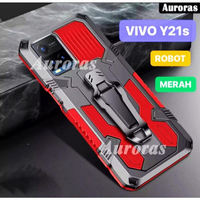 Case Vivo Y21/y21s/y33 Silikon Hard Case Robot
