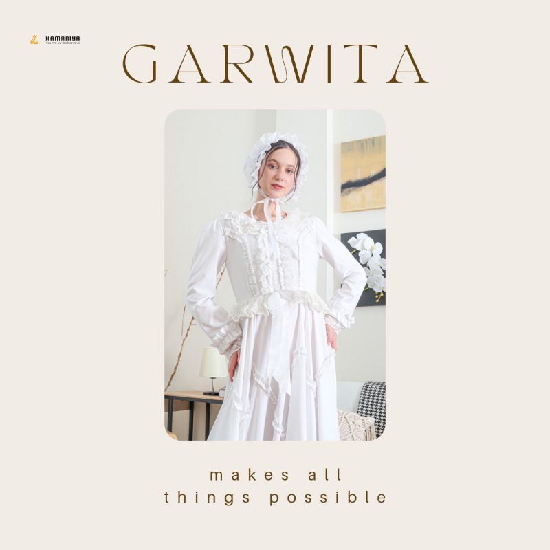 GAMIS PUTIH GARWITA KAMANIYA