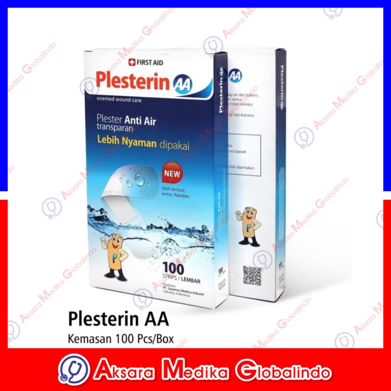 Plester Luka Plesterin AA Box isi 100s Onemed #AMG