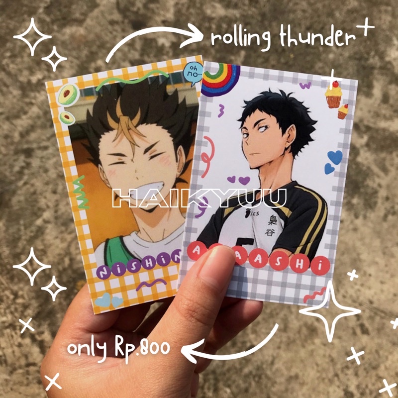 Polaroid Deco Anime Haikyuu vol.1