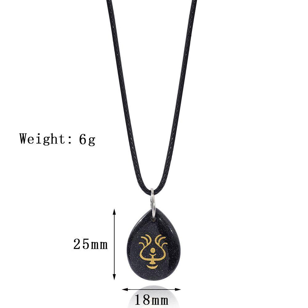 Mxbeauty Anime Kalung Elegan Adjustable Aksesoris Pesta Laputa Batu Terbang Temperamen Hayao Miyazaki Seri Castle In The Sky Pendant