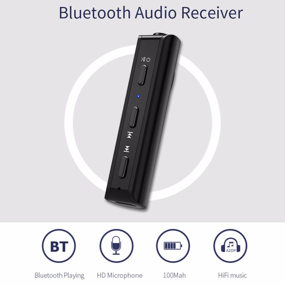 G29 - Wireless Bluetooth 4.2 Audio Receiver 3.5mm for Car and Home Use