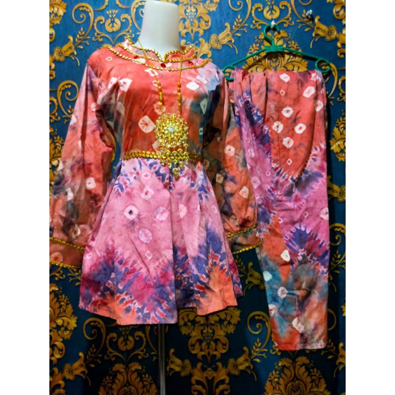 dress jumputan palembang