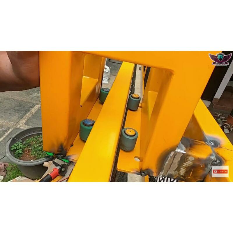 WATERFOM RODA KARET ROLLER RODA PAGAR / RODA ROLLER ASLI BEARING UNTUK REL PAGAR / WATERPOM LAKER RODA KARET