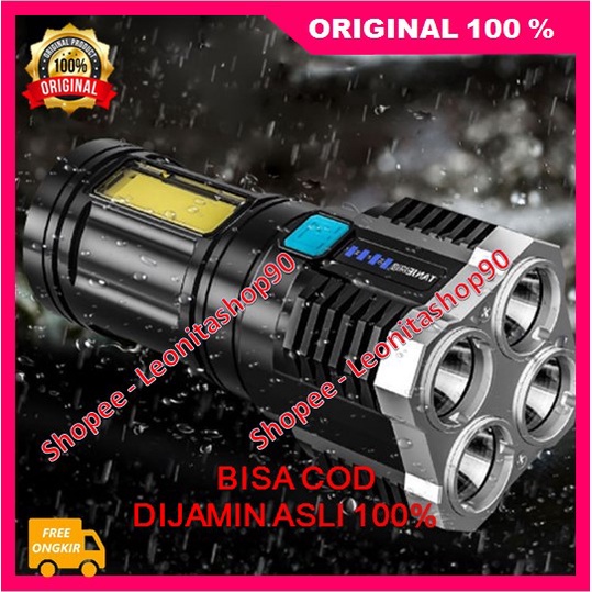 Senter Zetron Dengan 4 Model Pencahayaan 100% ASLI ORIGINAL