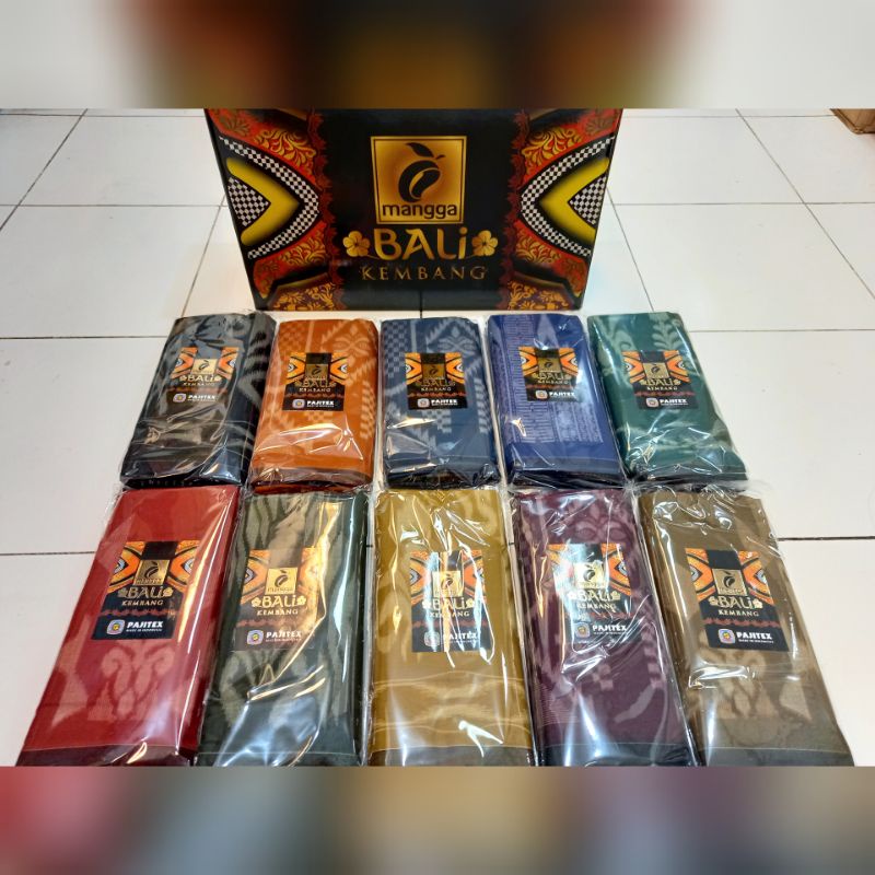 New Sarung MANGGA BALI KEMBANG Motif Terbaru Sarung sholat dewasa