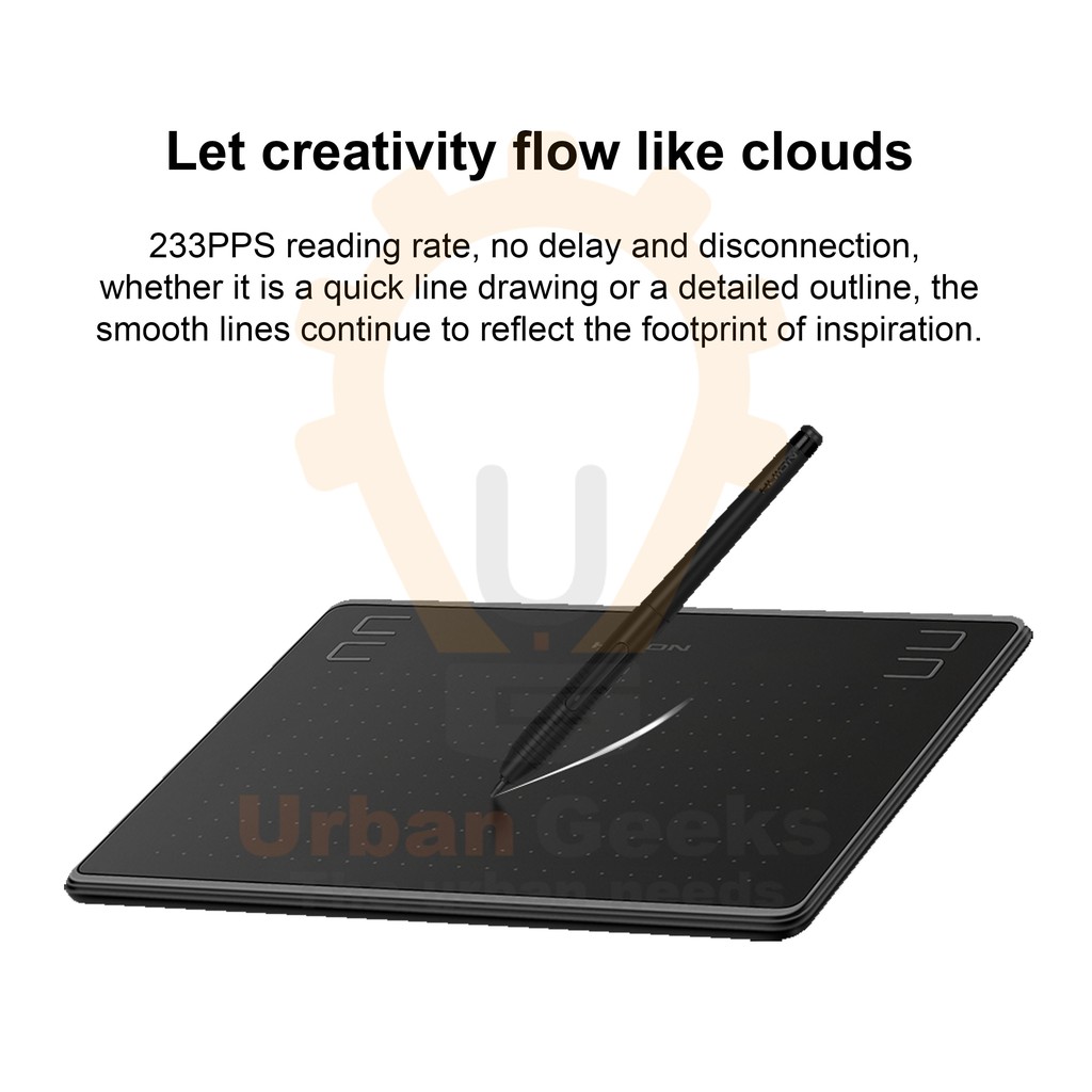 Huion HS64 / HST640 Graphic Drawing Pen Tablet Android PC alt H420P H640P