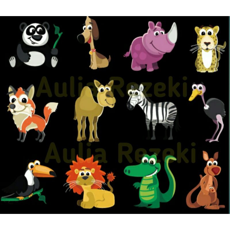 

Stiker Aesthetic Animal cute No 1