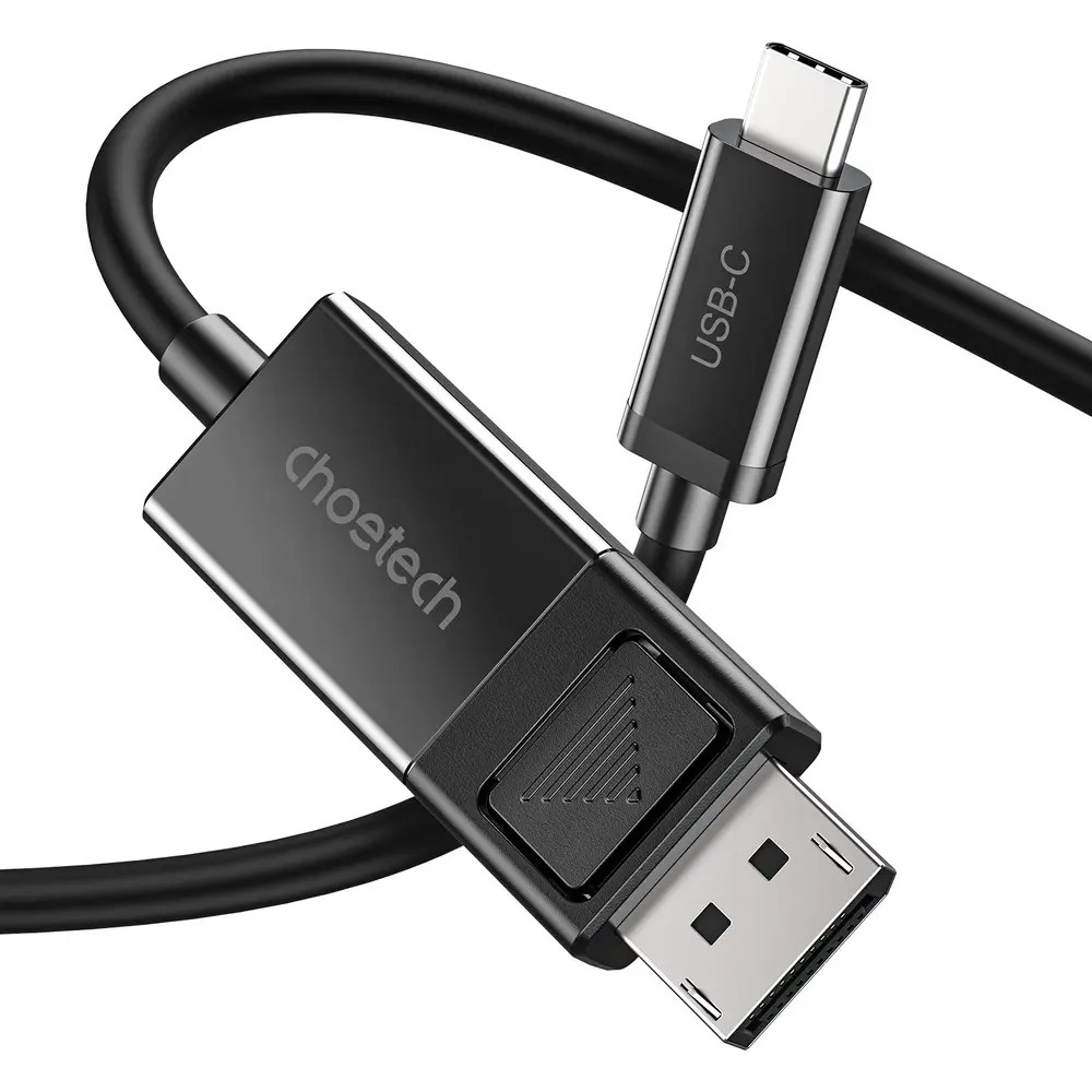 CHOETECH Kabel USB Type C to Display Port 8K 30Hz 1.8M - XCP-1803 - Black