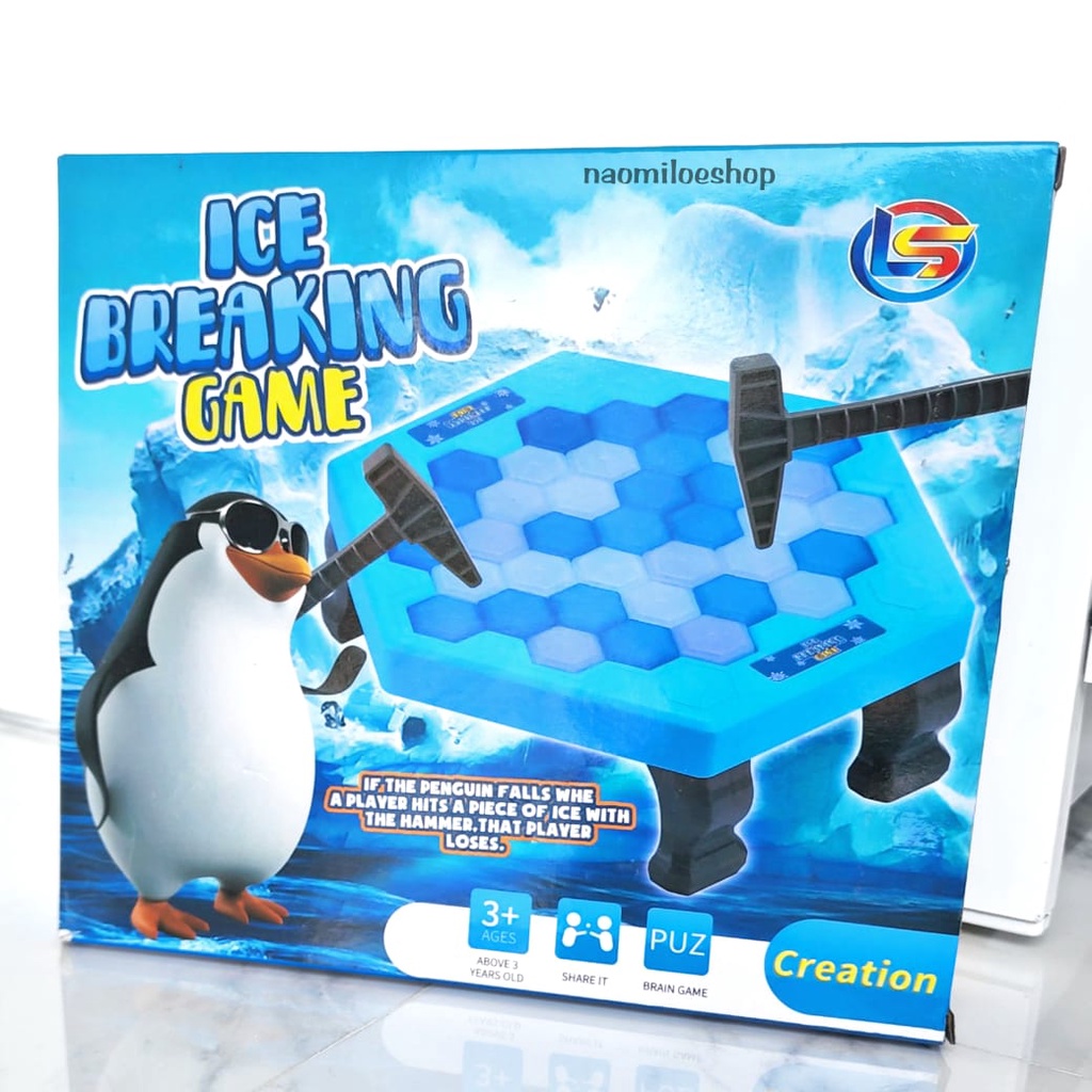 Mainan Anak Penguin Trap Kemasan Dus / Mainan Save Penguin Ice Breaking GAMES  Penguin Pinguin Games