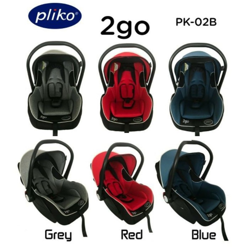 Pliko Baby Car Seat with Canopy PK02B Dudukan Mobil Bayi