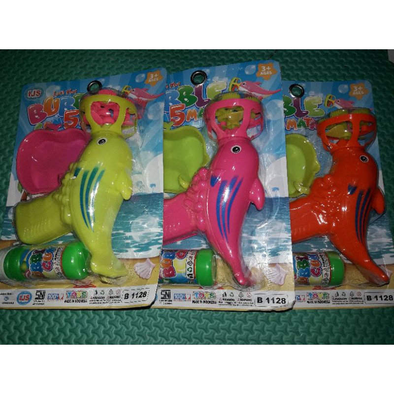 PROMO ( COD ) MAINAN ANAK BUBBLE GUN MOTIF LUMBA LUMBA B 1128