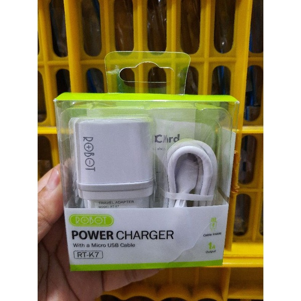 Charger Robot RT-K7 RT K7 CASAN QC 5V 1A ORIGINAL Garansi 1 Tahun