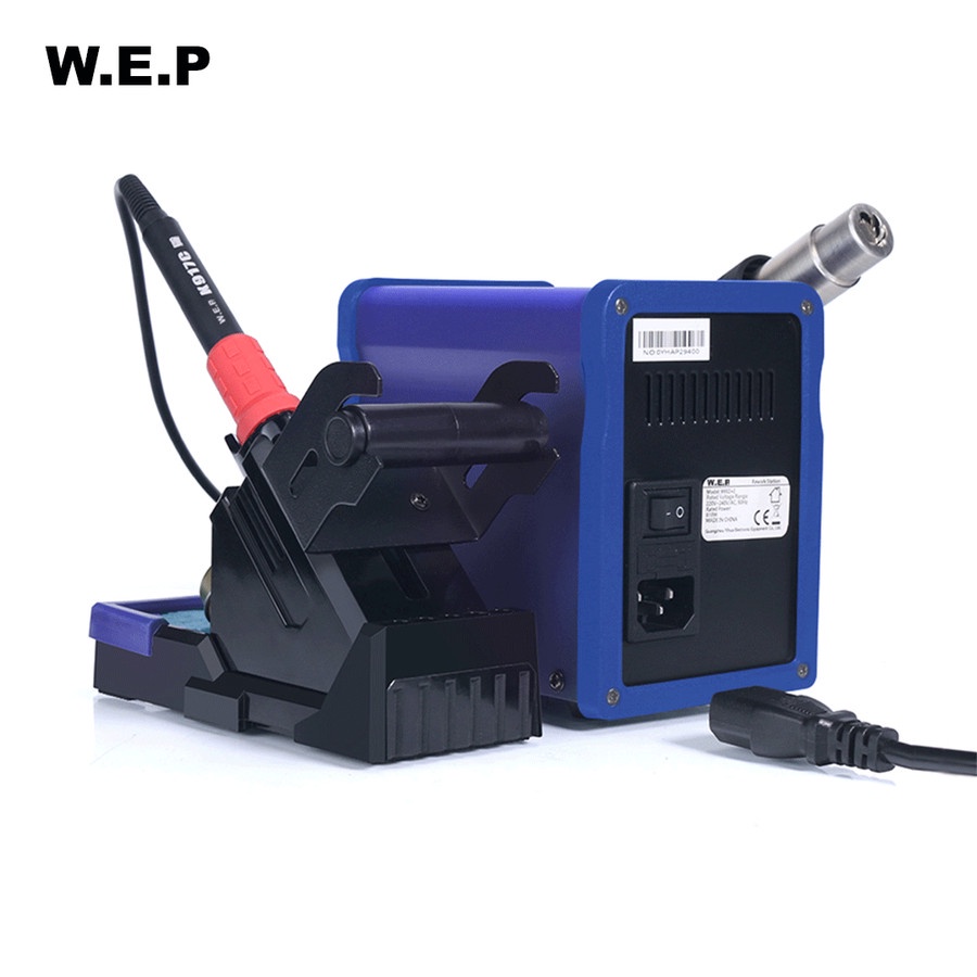 WEP 995D+ I New 2in1 SMD Blower Uap + Solder Station Memory Channel