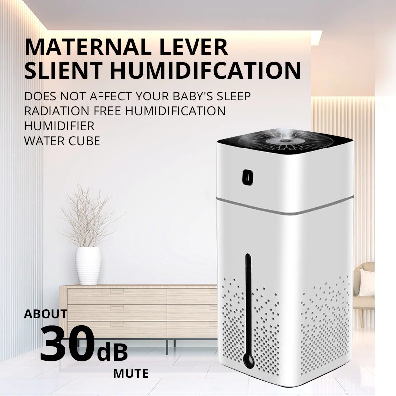 1000ml Humidifier Diffuser Air Purifier USB Atomizer Ultrasonik Kapasitas Penjernih Udara Aroma