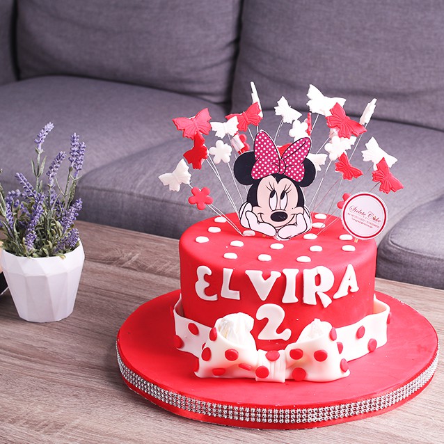 

Kue Ulang Tahun Minnie Mouse / diameter 20 cm / MOHON BACA KETERANGAN