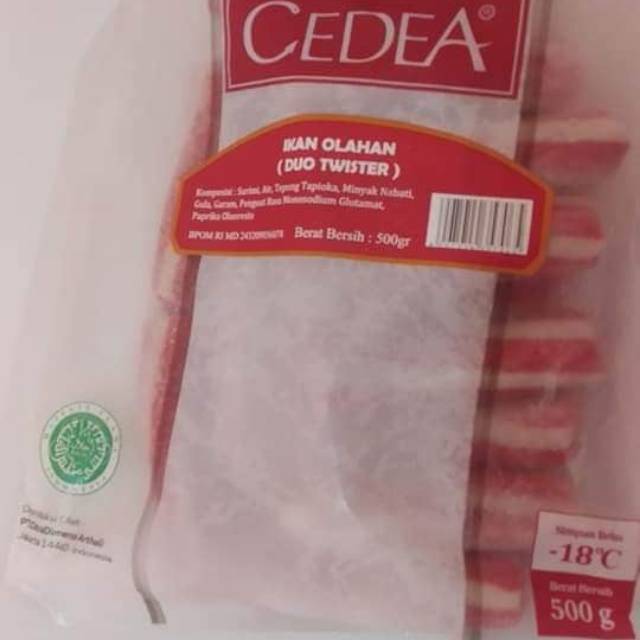 

Cedea Ikan Olahan Duo twister 500gr