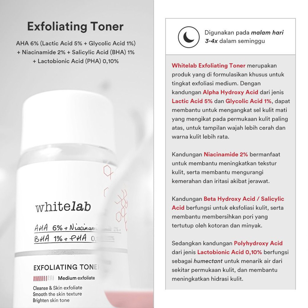 Whitelab Exfoliating Toner