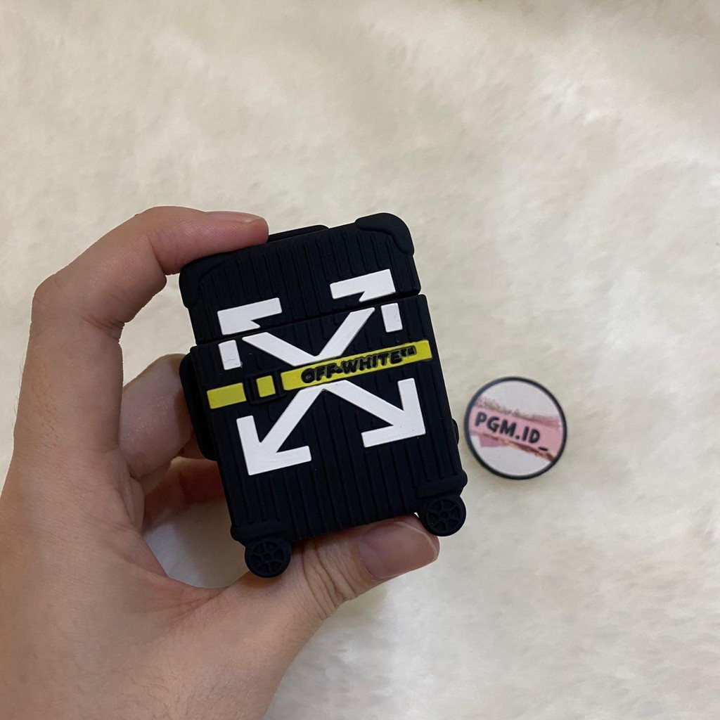 Airpods casing model koper off white