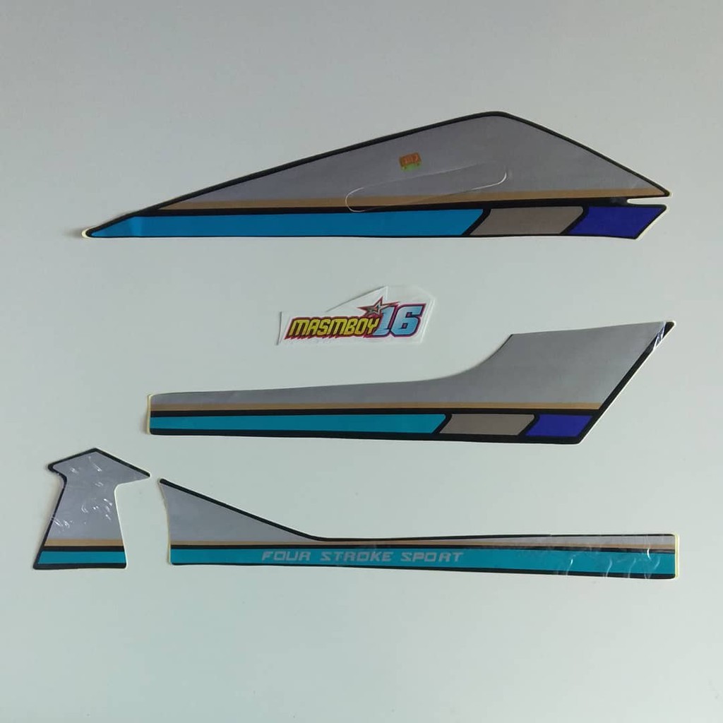 Striping honda GL PRO GL MAX 92 1992 biru