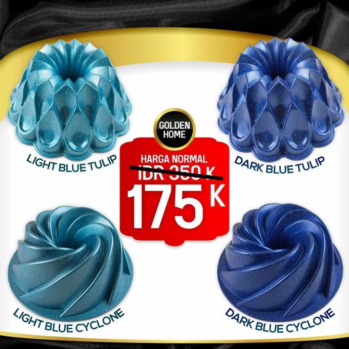 *#*#*#] Bundt Baking Cake Loyang Cetakan Kue Bolu Tulban Sultan Pan Marble