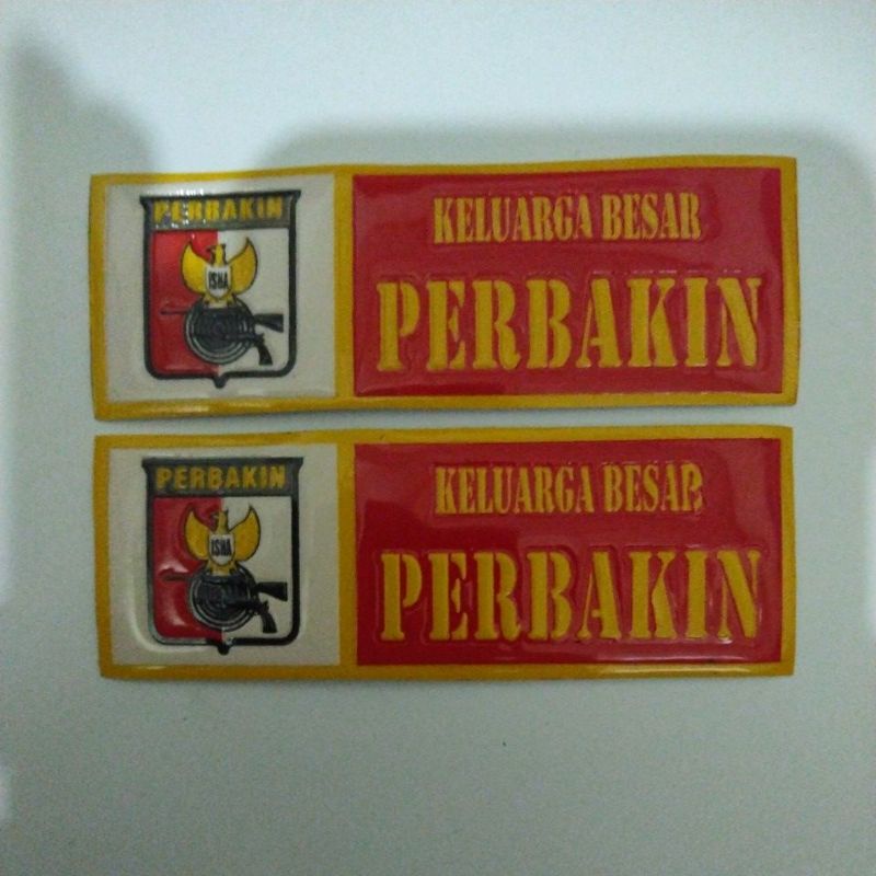 

Stiker plat perbakin / stiker plat / stiker perbakin / Stiker keluarga besar perbakin