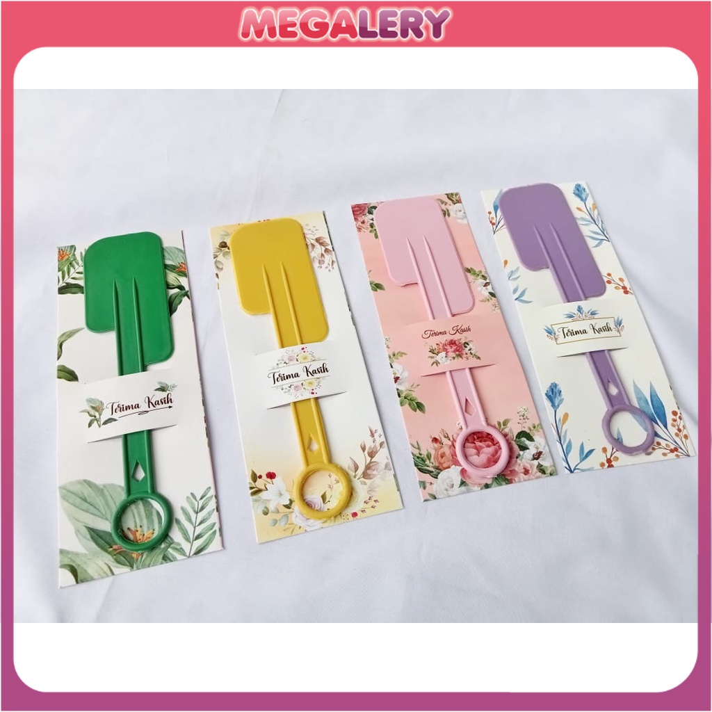 Souvenir Spatula kemas plastik/ Silpat Plastik Penggoles Serba Guna Bumbu