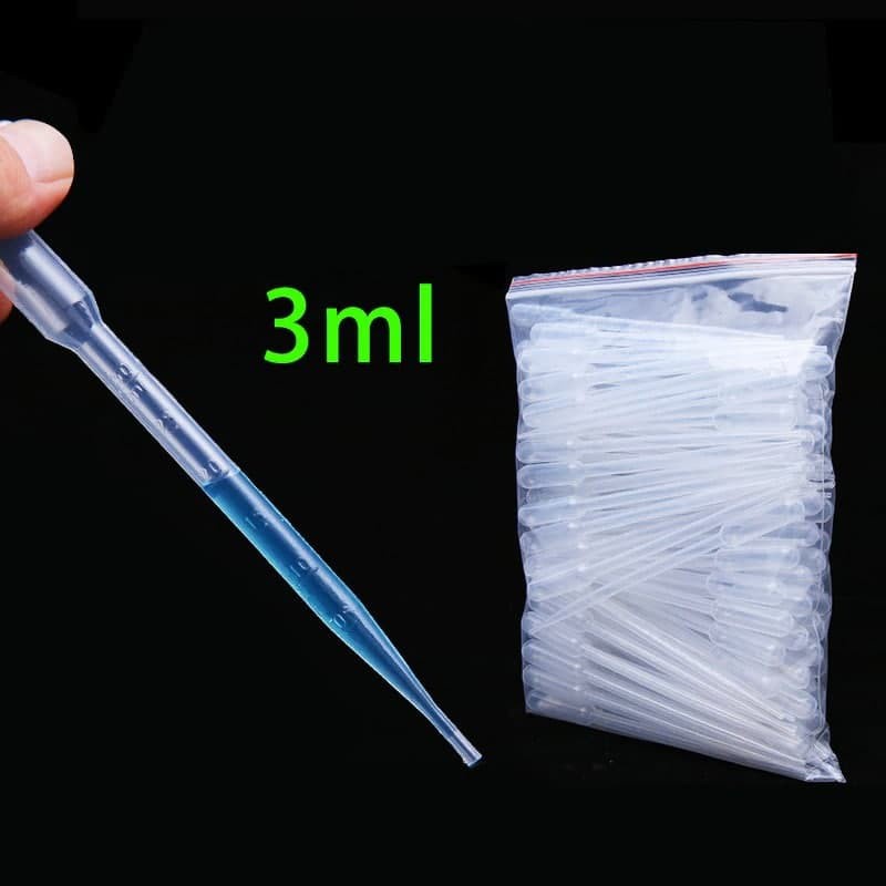 PIPET PLASTIK 3ML - Pipet Tetes Obat Drop Kucing Anjing Ikan Susu 3 ML FEFARM