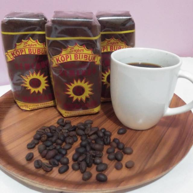 

Kopi Bubuk Mentari 200 gram
