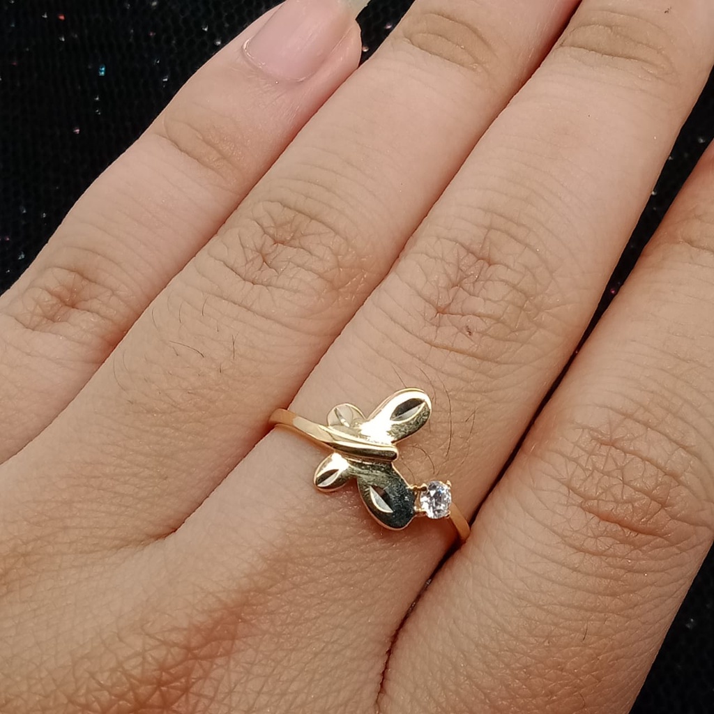 Cincin Emas 17K - 1.35 gr Kadar 750 - 347