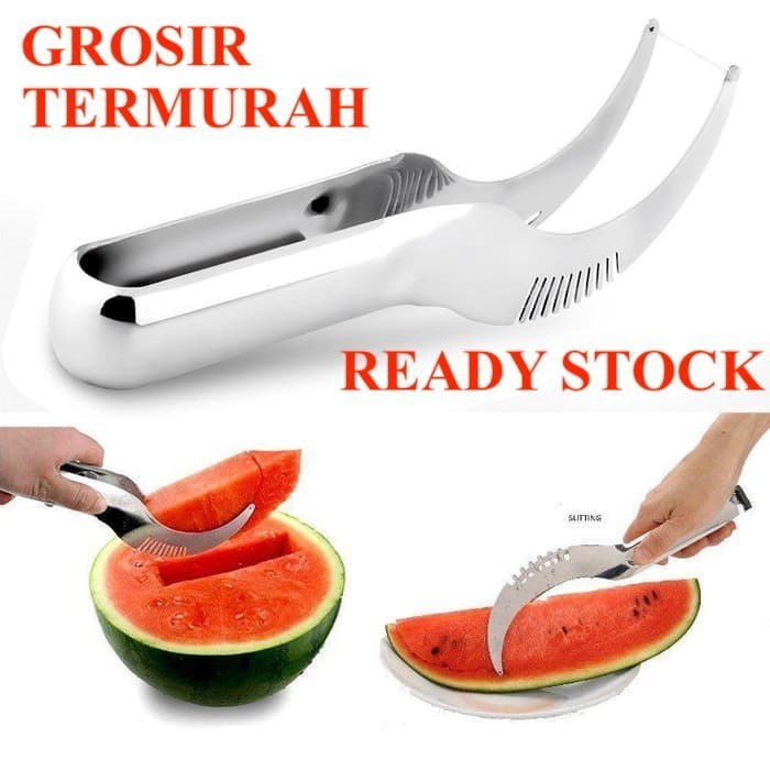 Pisau Semangka / Alat Potong Semangka Model Sabit / Watermelon Cutter / Pemotong Buah Praktis