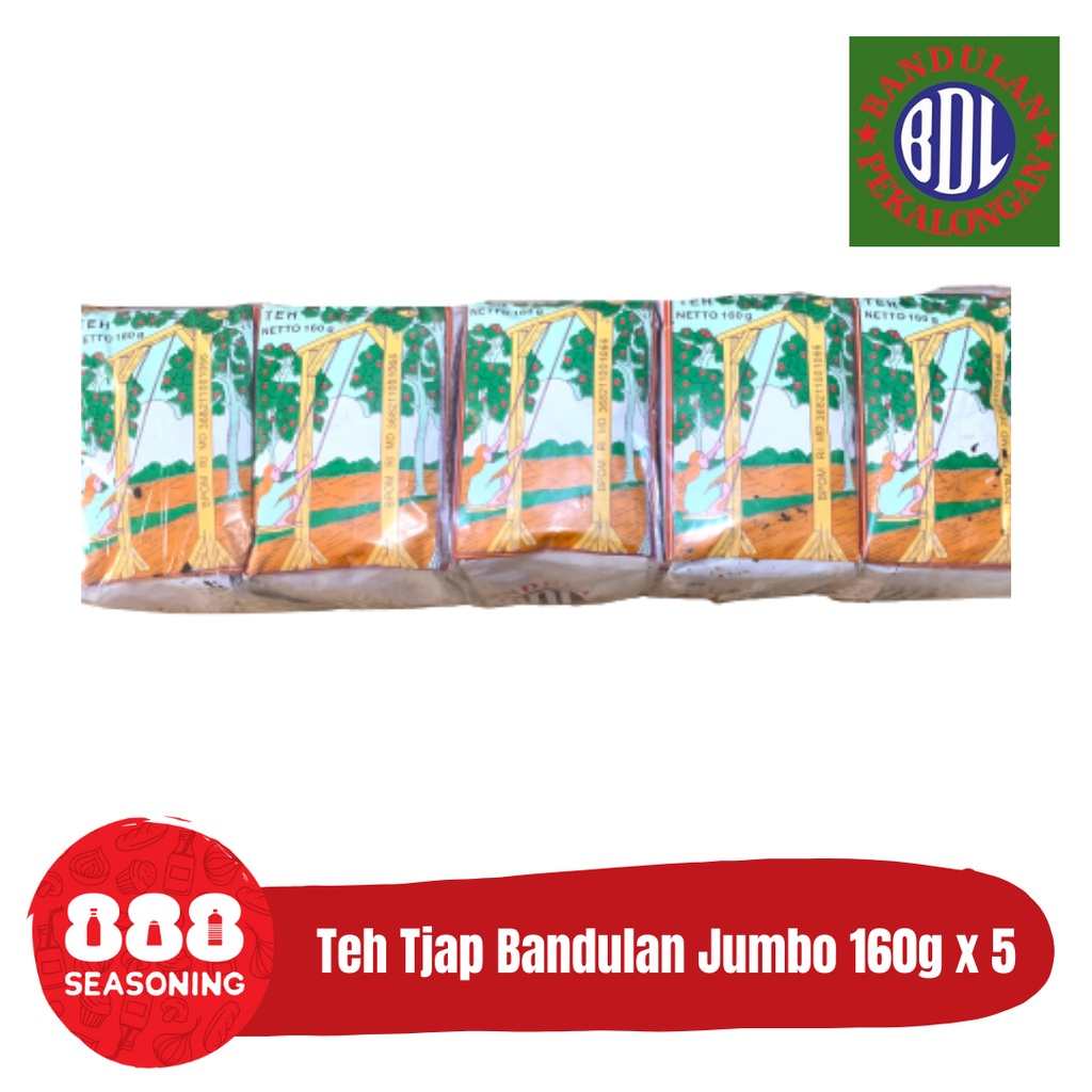 

TEH TJAP BANDULAN (Teh Tubruk Pekalongan) JUMBO 160g x 5