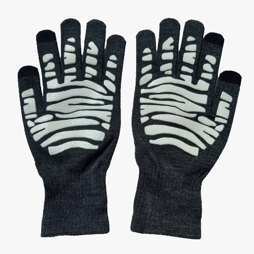 SARUNG TANGAN MOTOR Allbeknow / CHARCOAL / GLOVE / TOUCH SCREEN HP / KARET ANTI SLIP / RAJUT