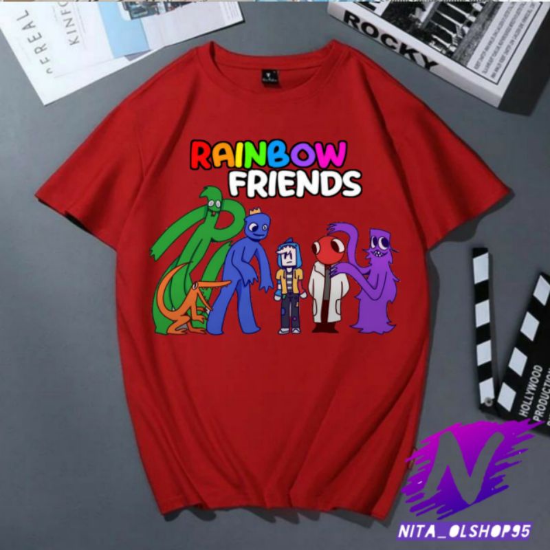 rainbow friends game Roblox kaos anak rainbow friends terbaru premium baju kaos atasan anak