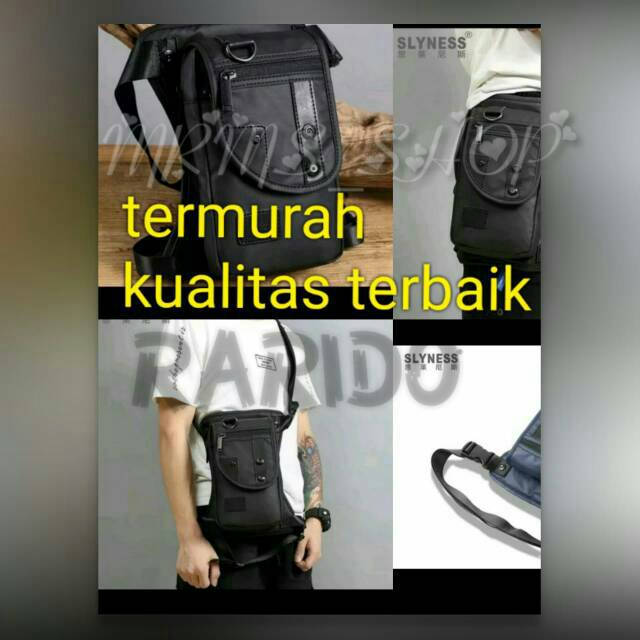 tas selempang paha outdoor touring multifungsi