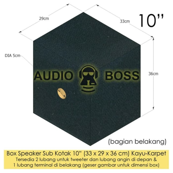 Box speaker 10 inch kotak karpet / box 10inch kotak / box 10&quot; karpet