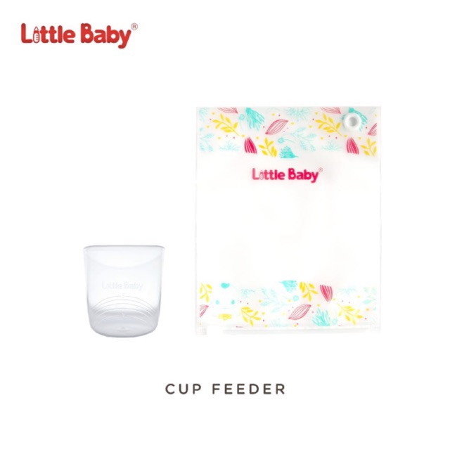 LITTLE BABY Cup Feeder Claire / Cangkir Menyusui dengan Takaran ml BPA Free