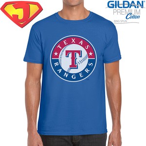 Kaos Baseball - Texas Rangers - Original Gildan Premium Cotton