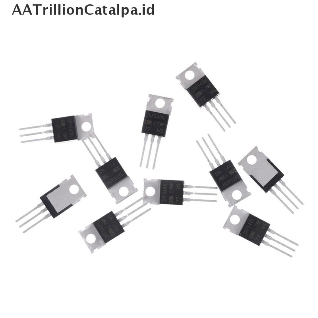 10pcs IRF540N IRF540 TO-220 N-Channel 33A 100V Power Mosfet