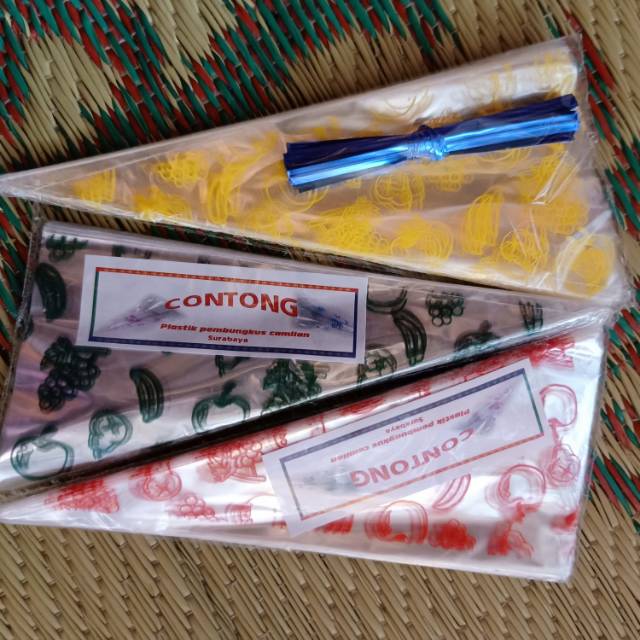 Plastik contong / plastik pembungkus kacang goreng/kacang mete isi ±50lbr