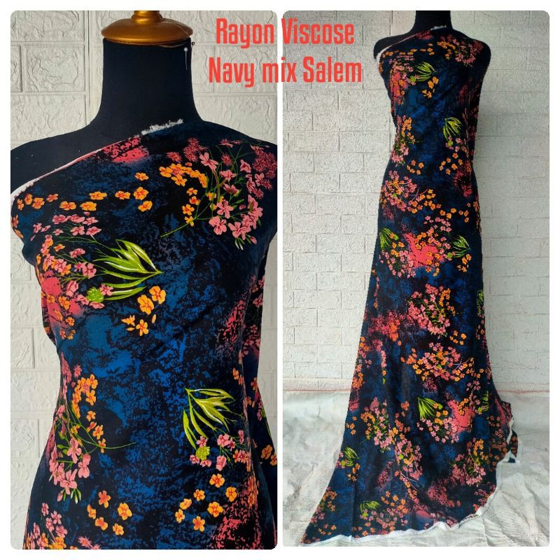 Kain RAYON VISCOSE Motif Avatar ( harga Per 0,5 Meter )