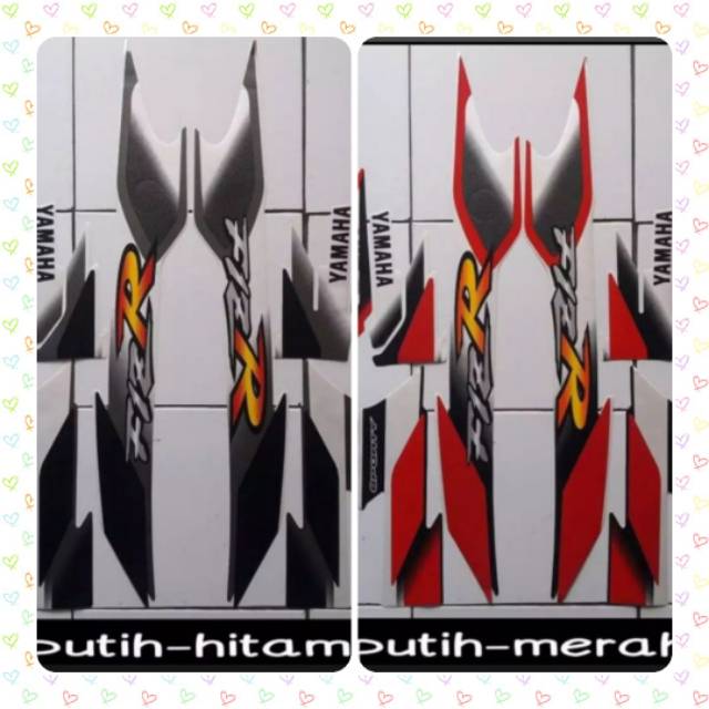 Stiker Striping Motor Lis Les Body Motor Fiz R 2001