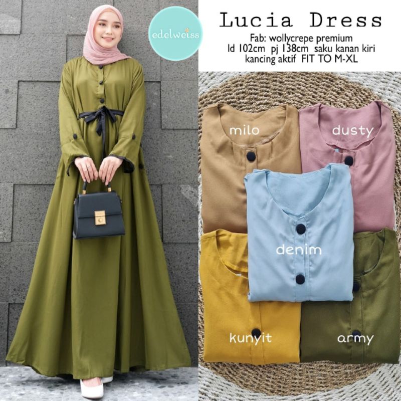 VELISA SET + LUCIA DRESS ori by EDELWEISS