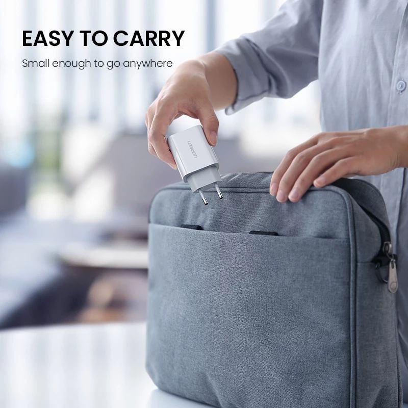 Ugreen Charger 20W + USB C to Lightning Cable MFi for iPhone 14 13 12 11 X XR XS 8 Fast Charging