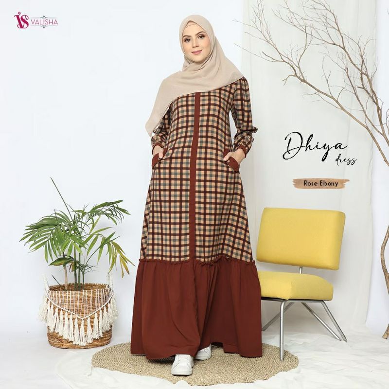 DHIYA DRESS BY VALISHA | GAMIS KOTAK