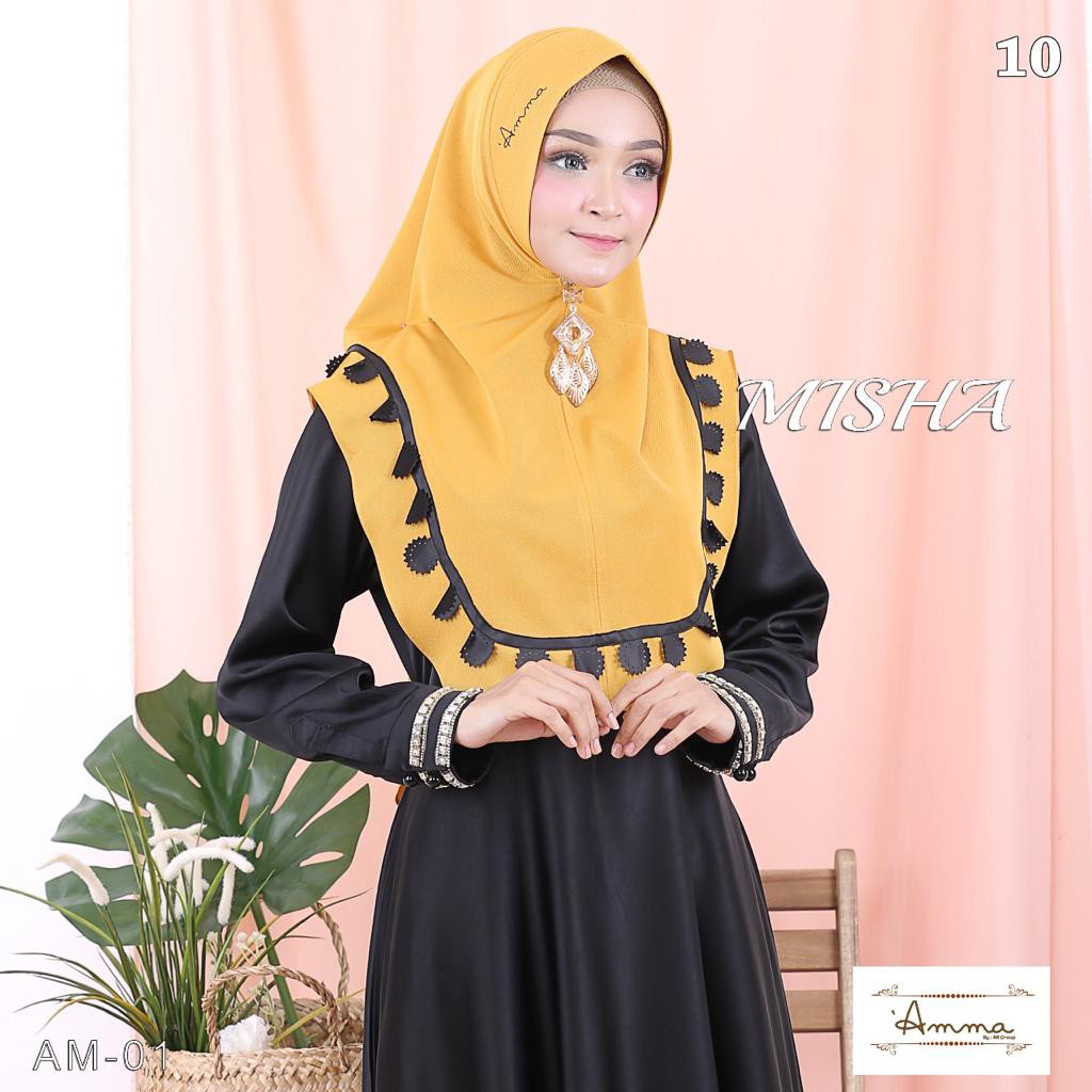 Jilbab Khimar Misha Amma Sayra BY QOID
